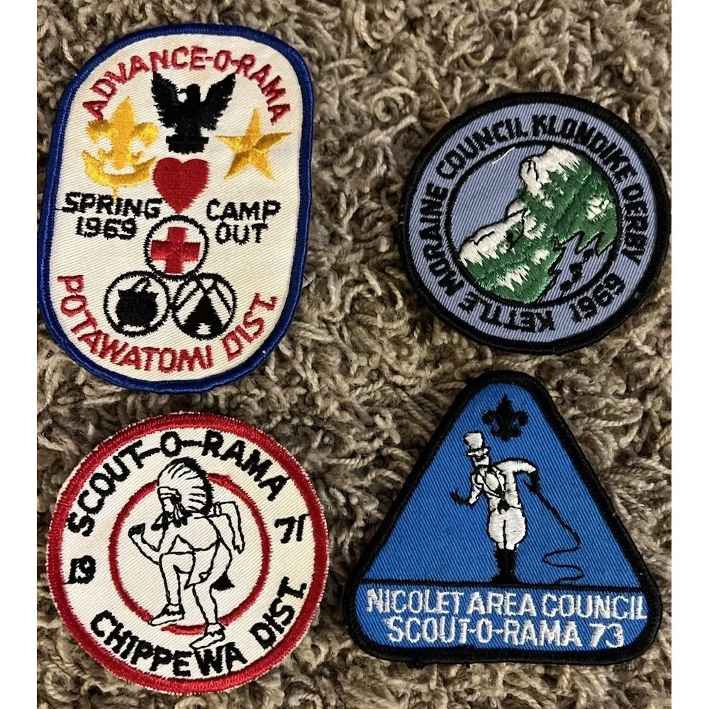 Vintage Boy Scouts Of America Patches 1960's-1's Mostly Wisconsin 12 Patches - Picture 3 of 4
